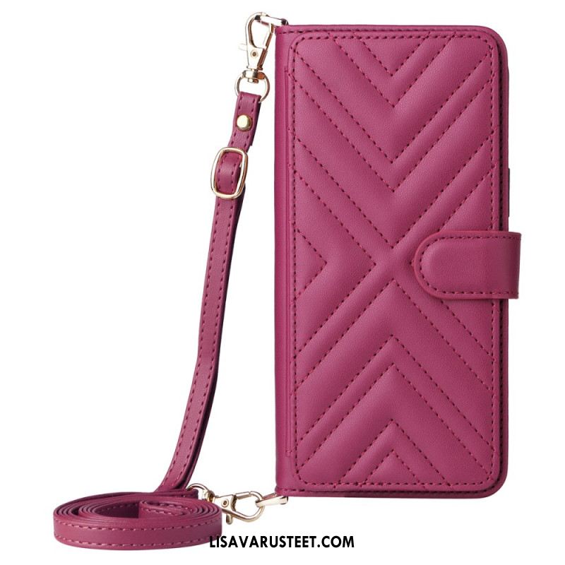 Kotelot Oppo Reno 14f 5g Puhelinkuoret Ensiluokkainen Muotoilu Olkahihnalla Ja Kaulanauhalla