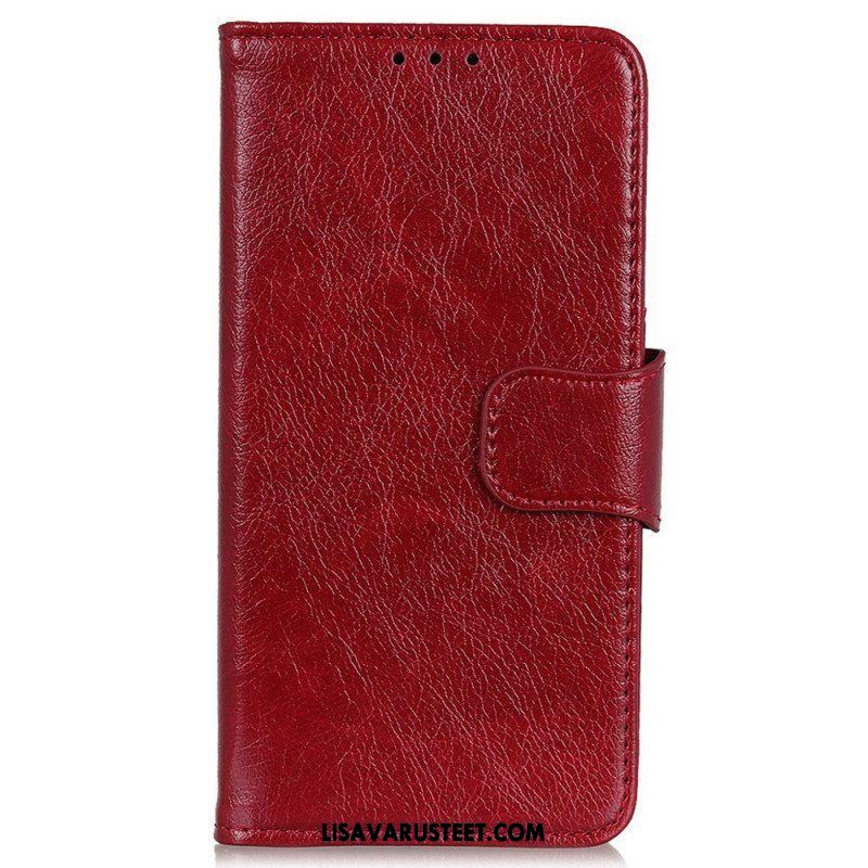 Kotelot Oppo Reno 7 Nappan Haljattu Nahka
