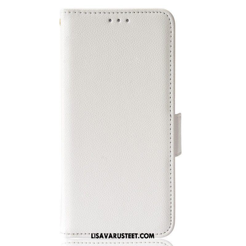 Kotelot Samsung Galaxy A13 Perinteinen Litchi Faux Leather