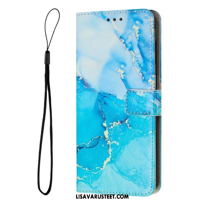 Kotelot Samsung Galaxy A14 / A14 5G Suojaketju Kuori Strip Marble