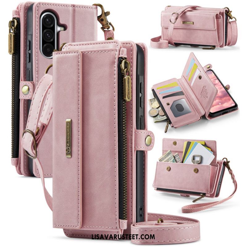 Kotelot Samsung Galaxy A17 4g / 5g Caseme Mokkanahkakuvioinen Lompakko