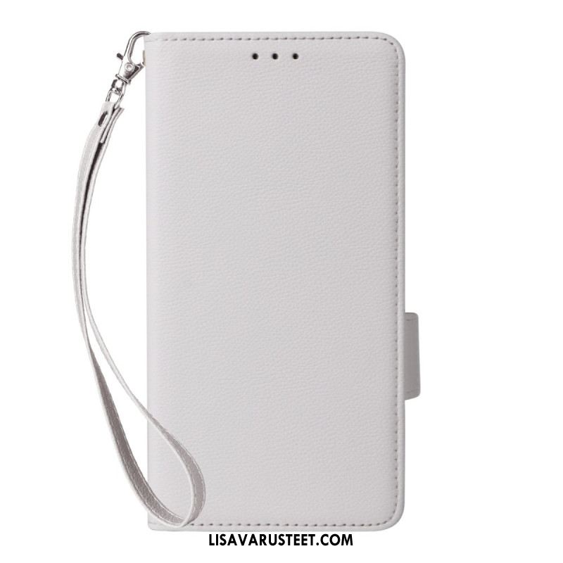 Kotelot Samsung Galaxy A17 4g / 5g Puhelinkuoret Keinonahkaa Hihnalla