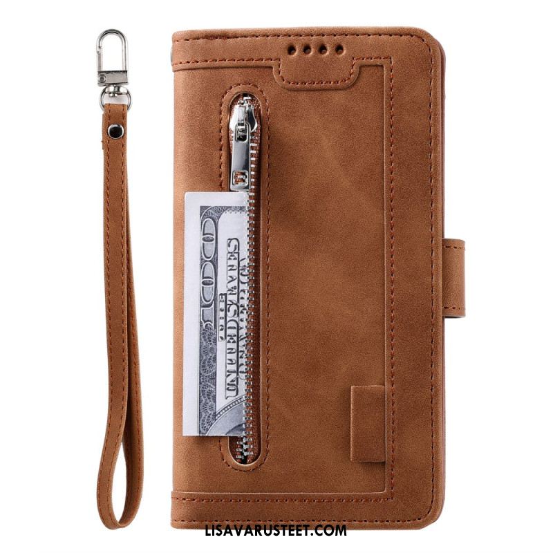 Kotelot Samsung Galaxy A17 4g / 5g Vintage-lompakko 9 Korttipaikalla Suojakuori