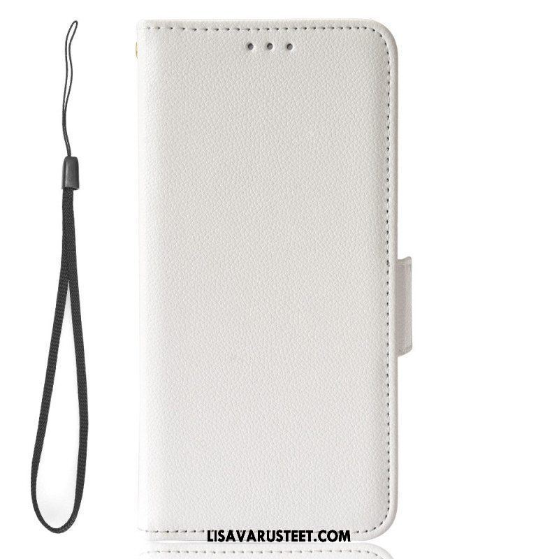 Kotelot Samsung Galaxy A54 5G Suojaketju Kuori Strappy Leather Style