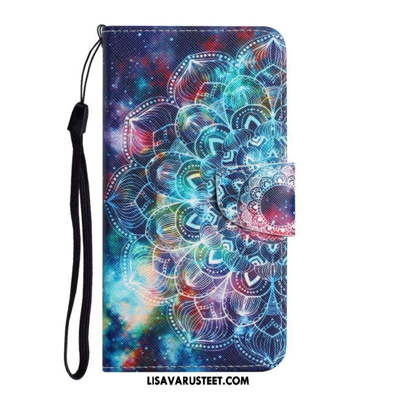 Kotelot Samsung Galaxy A54 5G Suojaketju Kuori Strappy Mandala