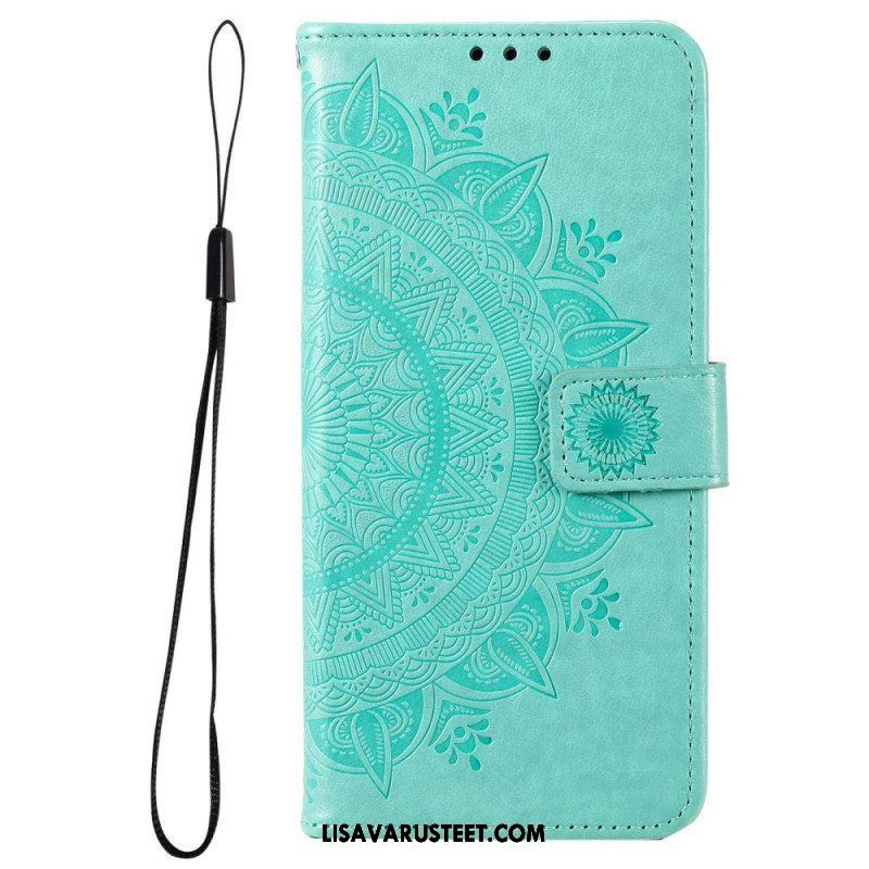 Kotelot Samsung Galaxy M33 5G Suojaketju Kuori Strappy Sun Mandala