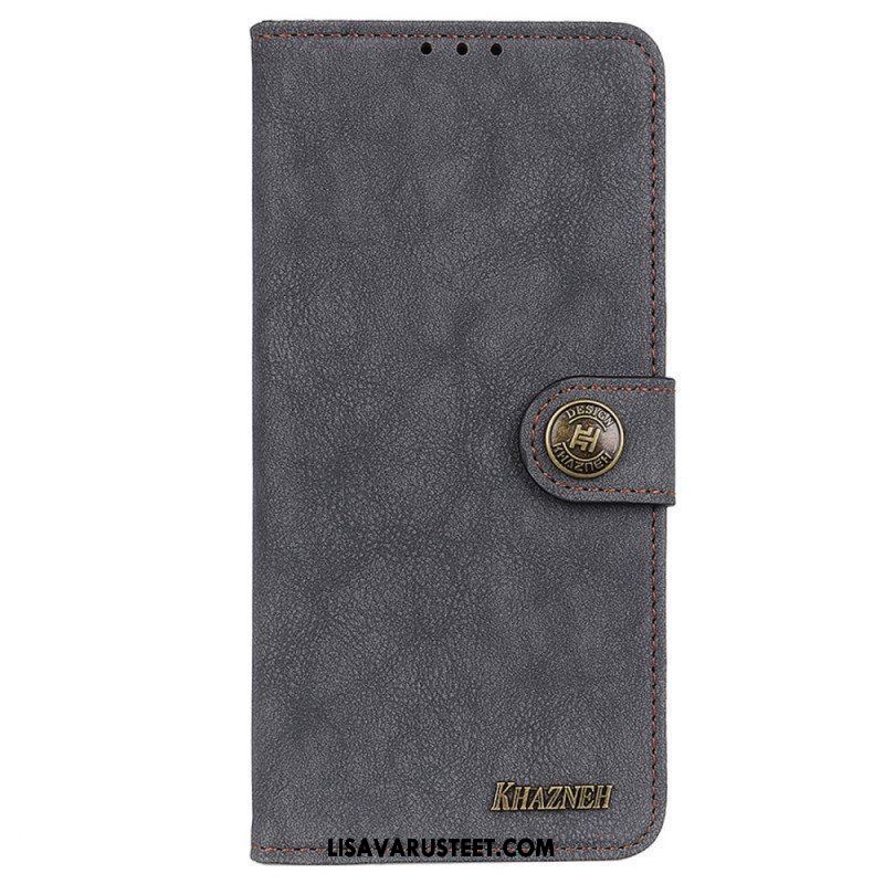 Kotelot Samsung Galaxy M52 5G Khazneh Retro Haljasnahka
