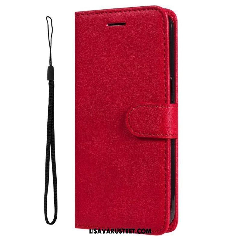Kotelot Samsung Galaxy M52 5G Suojaketju Kuori Hihnallinen Mattanahka