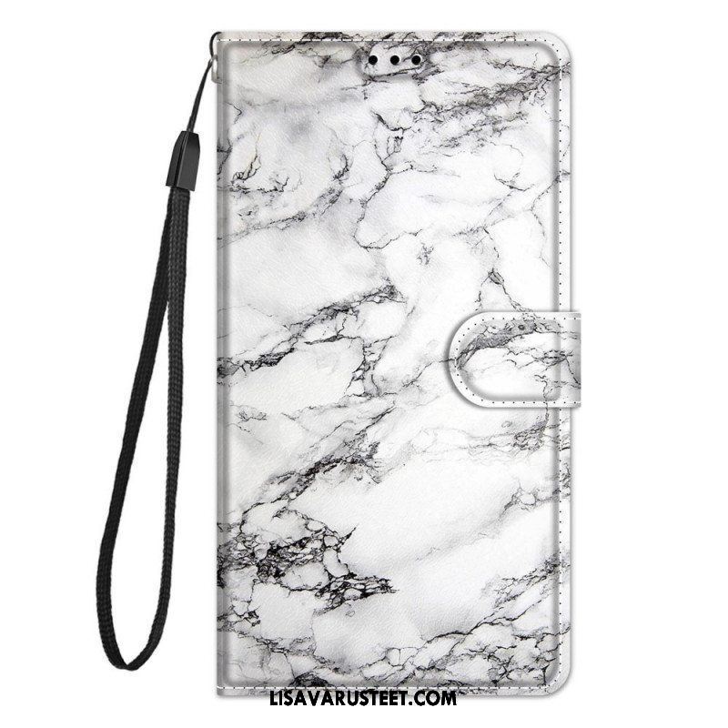 Kotelot Samsung Galaxy M53 5G Suojaketju Kuori Strip Marble