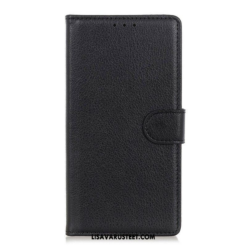 Kotelot Samsung Galaxy S21 5G Perinteinen Litchi Faux Leather