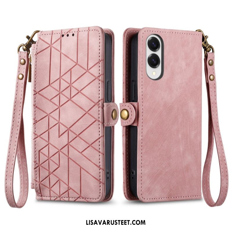 Kotelot Samsung Galaxy S25 5g Edge Geometrinen Kuvio Ja Nauha