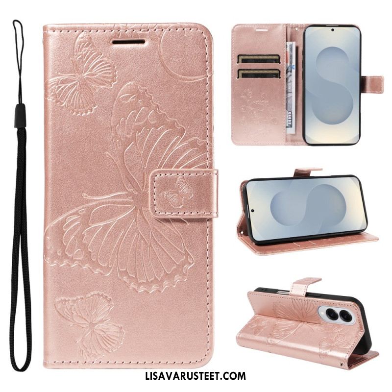 Kotelot Samsung Galaxy S25 5g Edge Jättimäinen Perhoskuvio