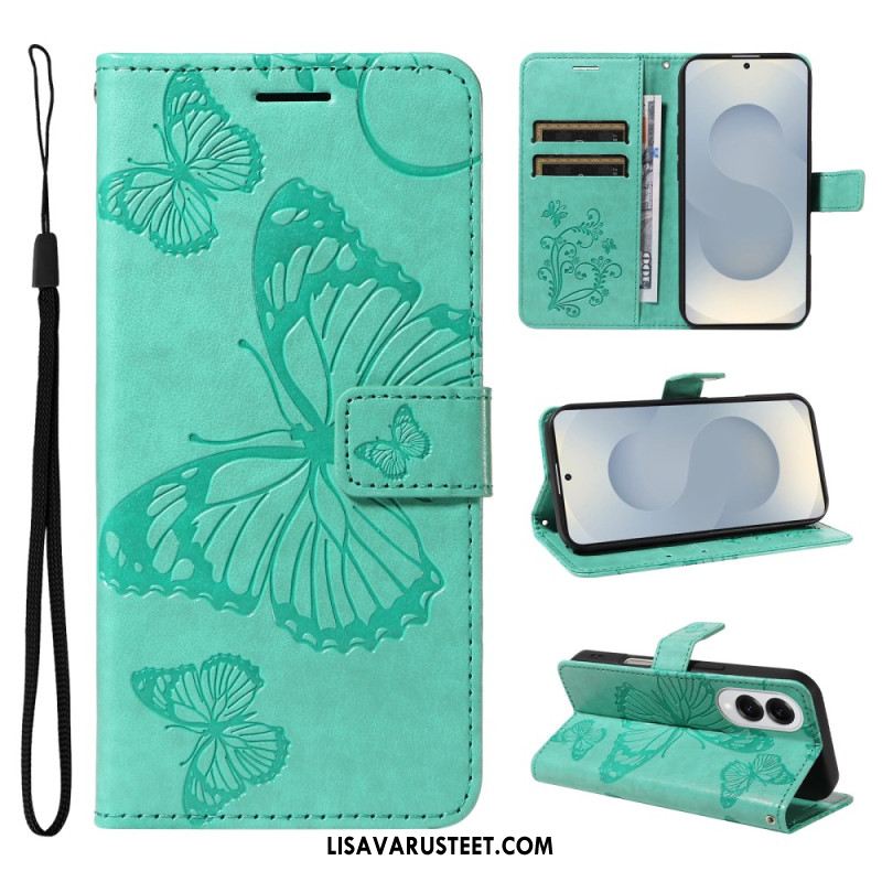 Kotelot Samsung Galaxy S25 5g Edge Jättimäinen Perhoskuvio