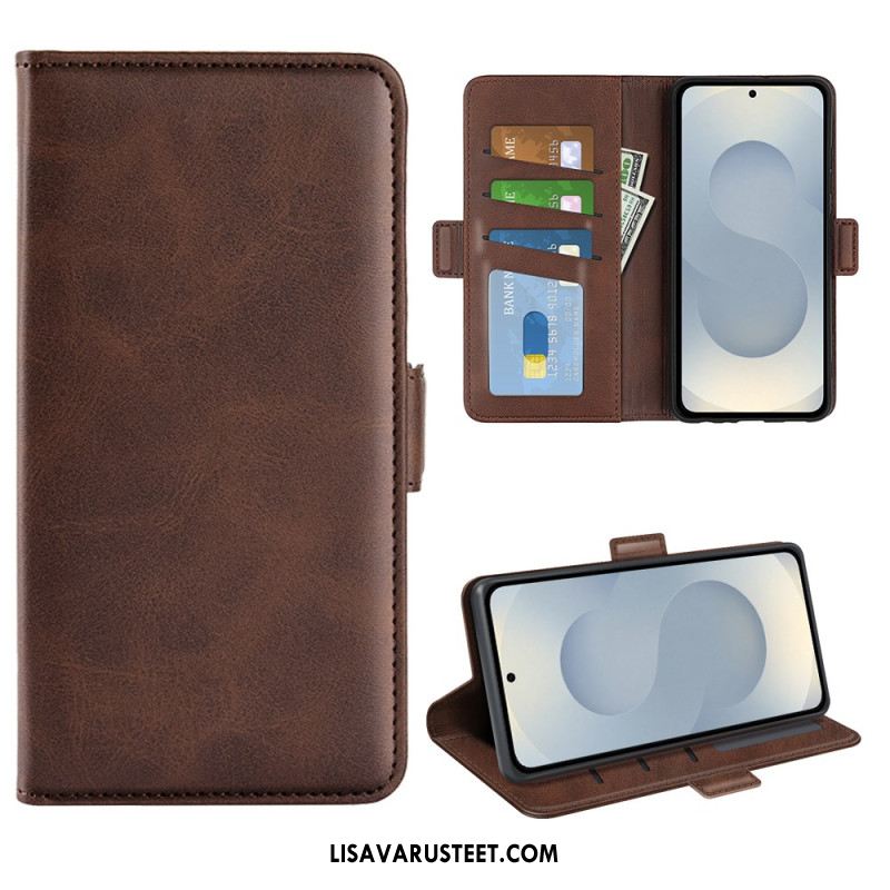 Kotelot Samsung Galaxy S25 5g Edge Kaksinkertainen Magneettilukko Suojakuori