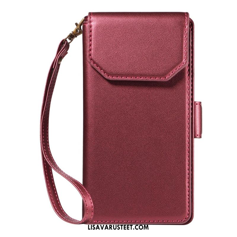 Kotelot Samsung Galaxy S25 5g Edge Puhelinkuoret Korttikotelo Ja Rannehihna