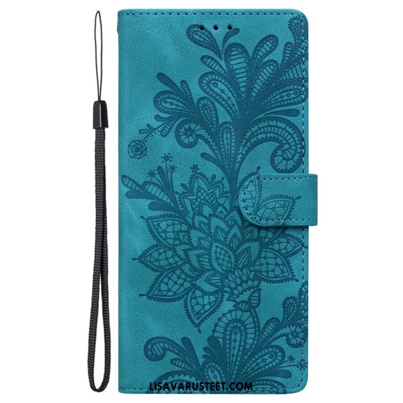 Kotelot Samsung Galaxy S25 5g Kukkakuvioinen Pitsikuvio Suojakuori