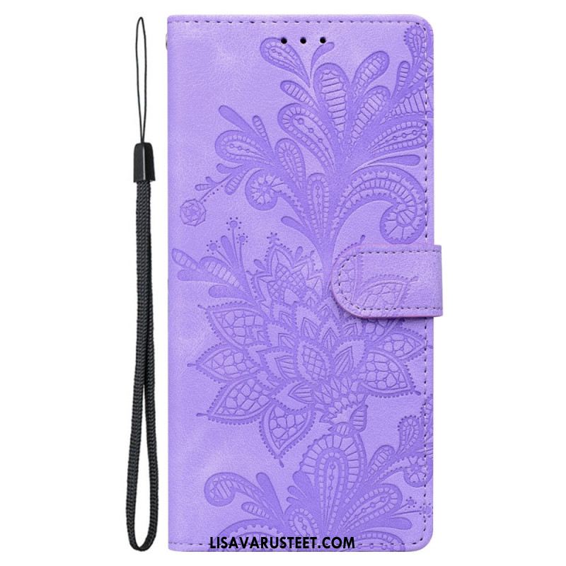 Kotelot Samsung Galaxy S25 5g Kukkakuvioinen Pitsikuvio Suojakuori