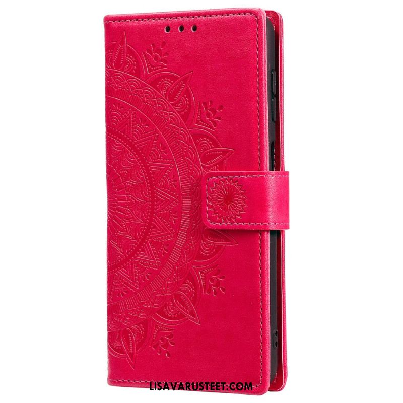 Kotelot Samsung Galaxy S25 5g Mandala-aurinkonauhalompakko