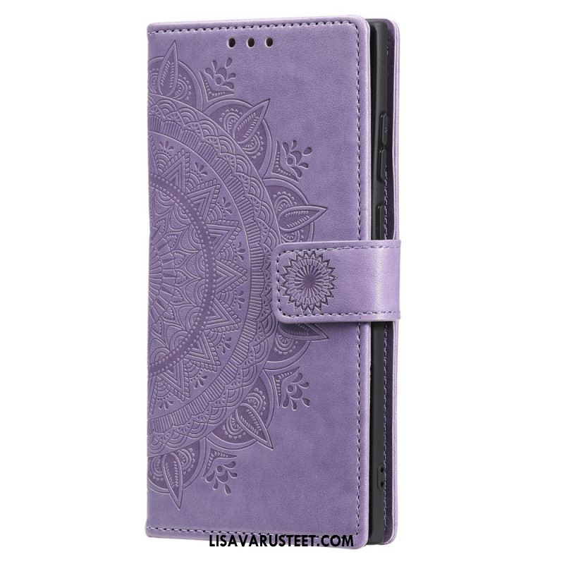 Kotelot Samsung Galaxy S25 5g Mandala-aurinkonauhalompakko
