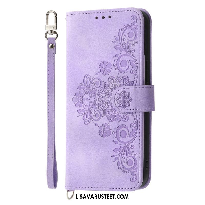 Kotelot Samsung Galaxy S25 5g Pitsikuvioinen Hihna