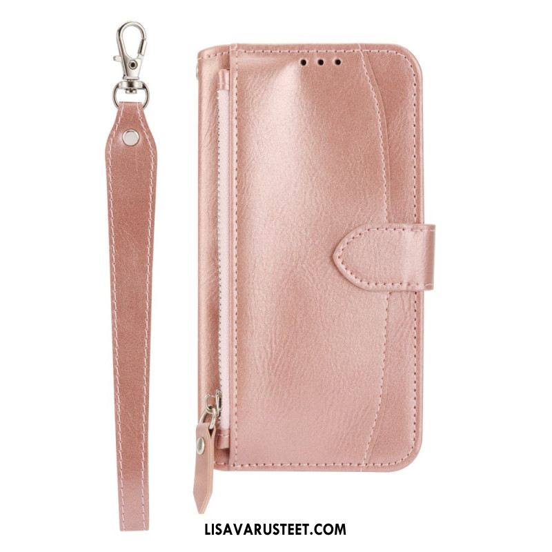 Kotelot Samsung Galaxy S25 5g Puhelinkuoret Vetoketjullinen Tasku Hihna Ja Olkahihna