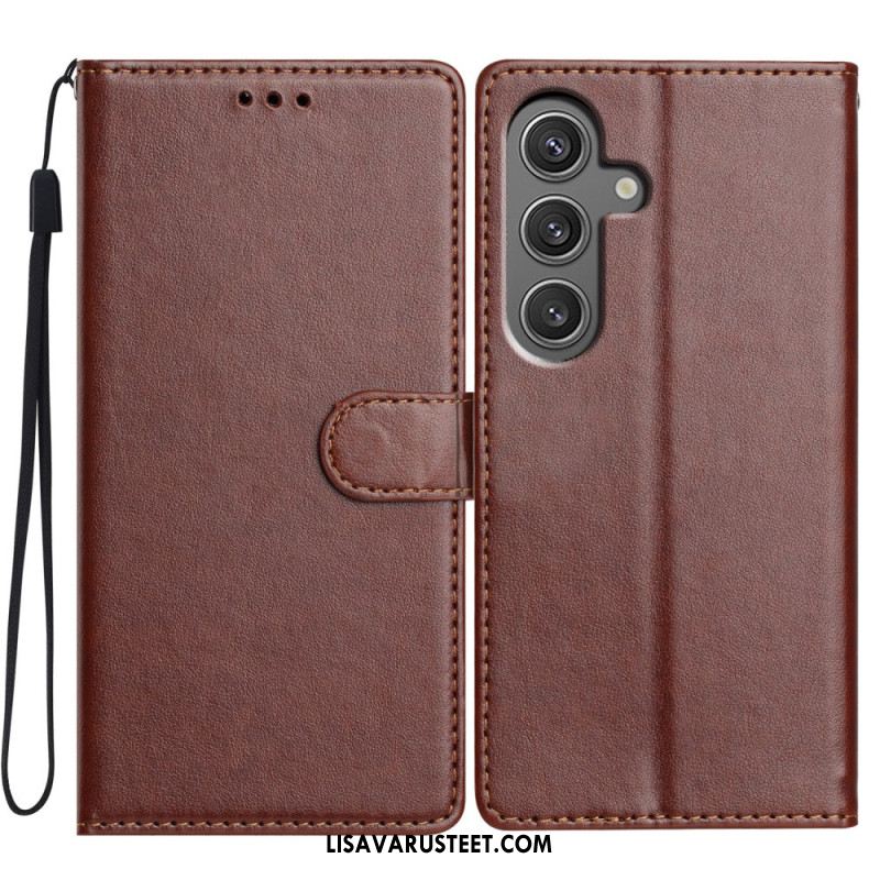 Kotelot Samsung Galaxy S25 5g Puhelinkuoret Yksivärinen Tekonahka