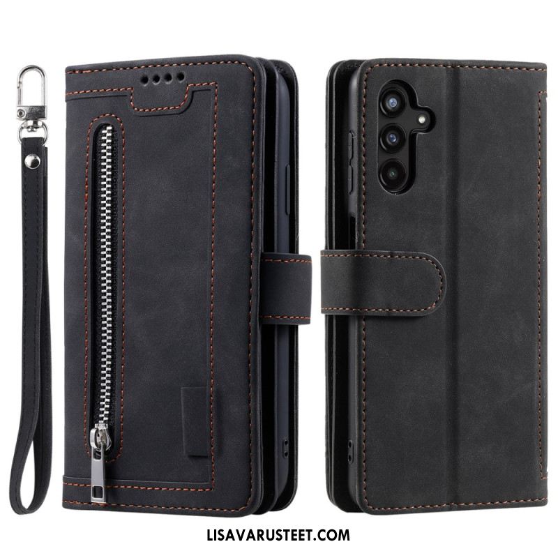 Kotelot Samsung Galaxy S25 Fe Korttikotelo Ja Vetoketju Suojakuori