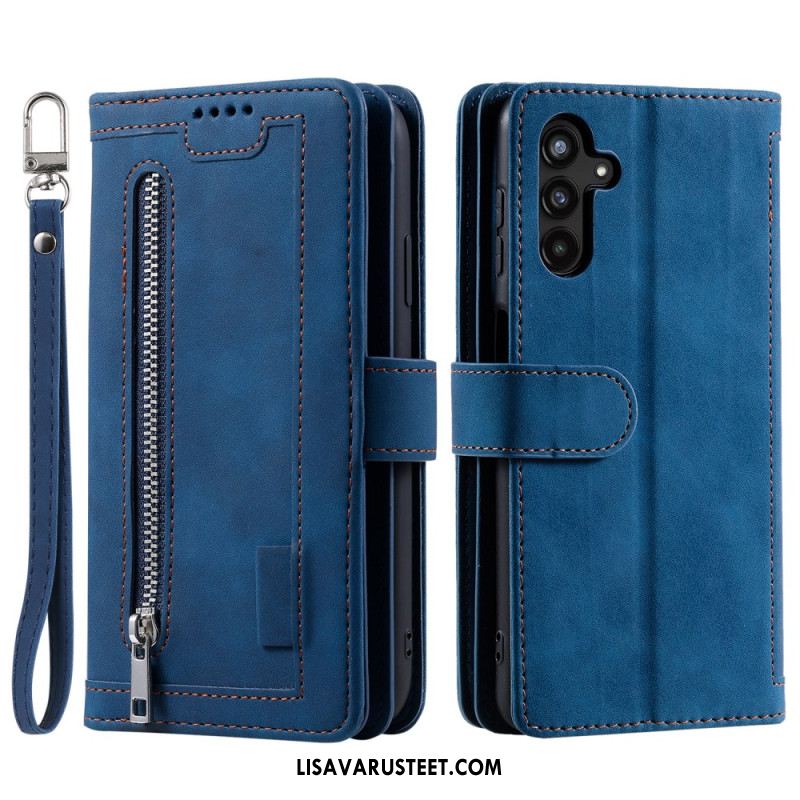 Kotelot Samsung Galaxy S25 Fe Korttikotelo Ja Vetoketju Suojakuori