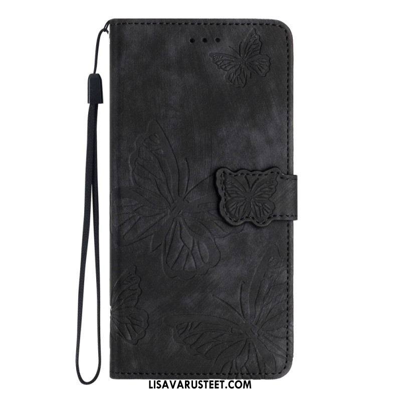 Kotelot Samsung Galaxy S25 Fe Perhosmokkanahkaefekti Suojakuori