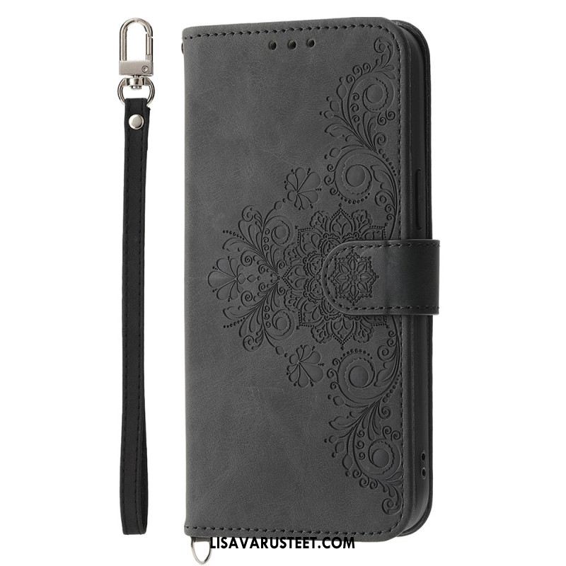 Kotelot Samsung Galaxy S25 Fe Pitsikuvio Hihnalla Ja Olkahihnalla