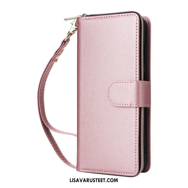 Kotelot Samsung Galaxy S25 Fe Puhelinkuoret Keinonahka Hihnalla