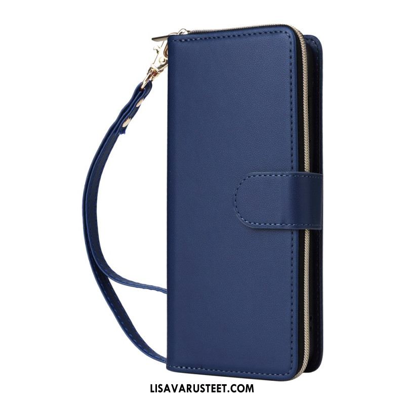 Kotelot Samsung Galaxy S25 Fe Puhelinkuoret Keinonahka Hihnalla