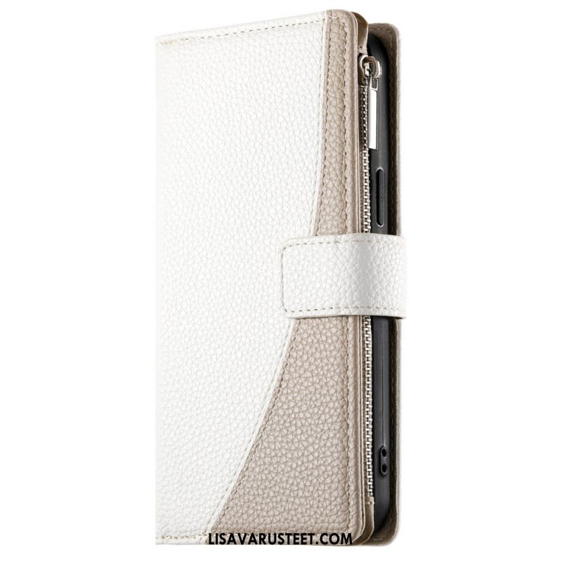 Kotelot Samsung Galaxy S25 Fe Puhelinkuoret Nahkainen Vetoketjullinen Lompakko Hihnoilla