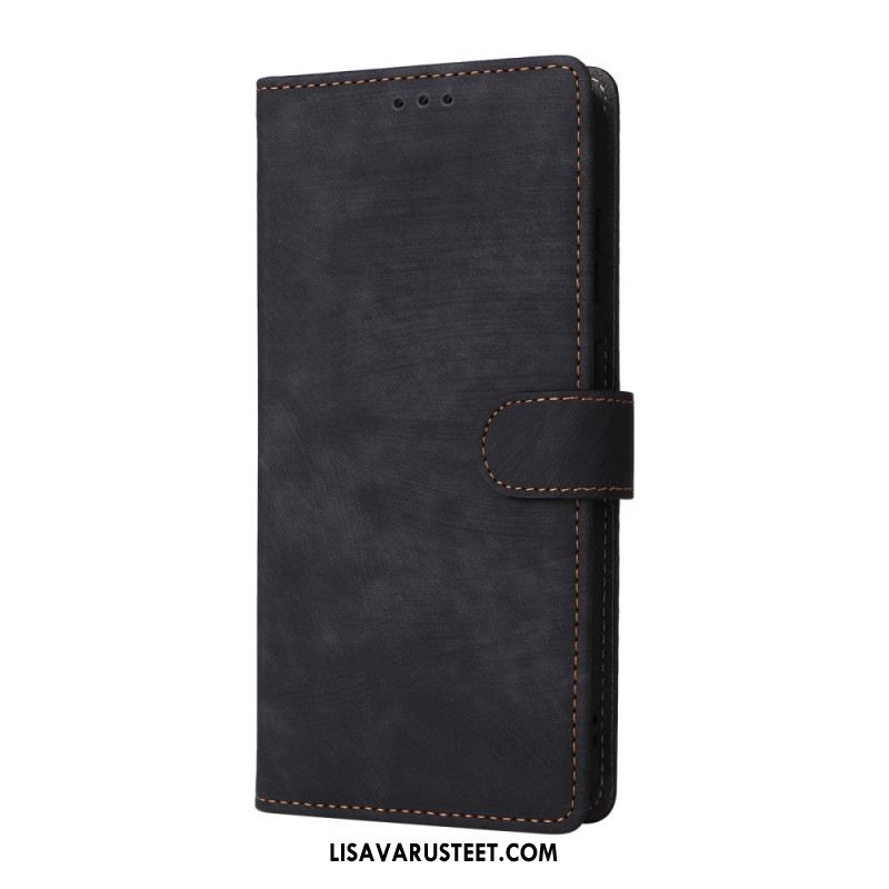 Kotelot Samsung Galaxy S25 Fe Rfid-suojattu Mokkanahkaefekti