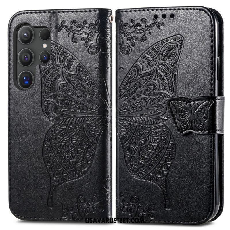 Kotelot Samsung Galaxy S25 Ultra 5g Barokkikuvioinen Perhonen Suojakuori