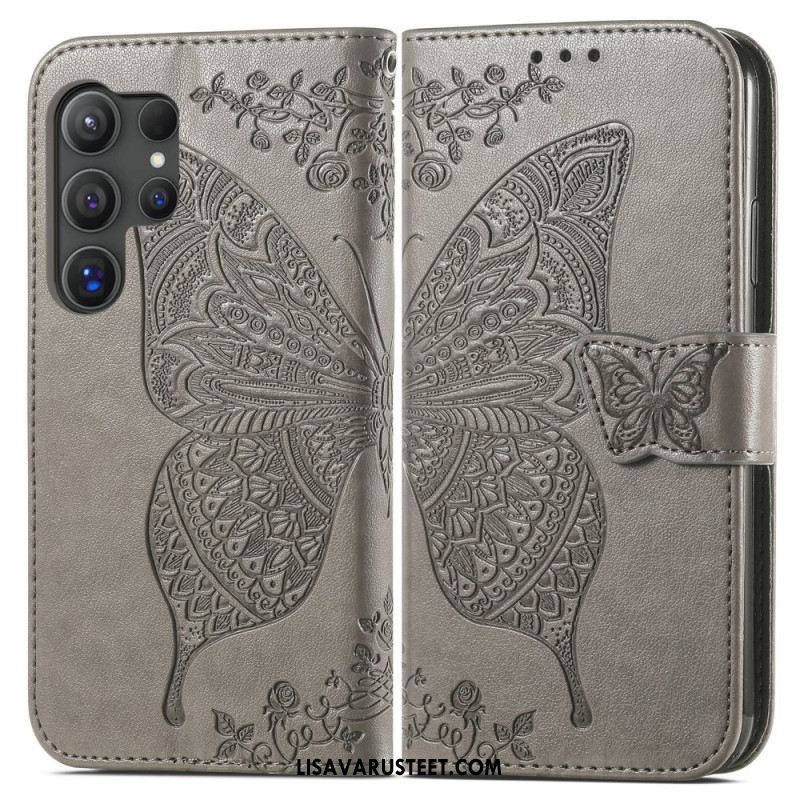 Kotelot Samsung Galaxy S25 Ultra 5g Barokkikuvioinen Perhonen Suojakuori