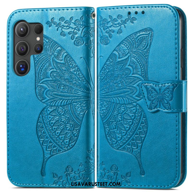 Kotelot Samsung Galaxy S25 Ultra 5g Barokkikuvioinen Perhonen Suojakuori