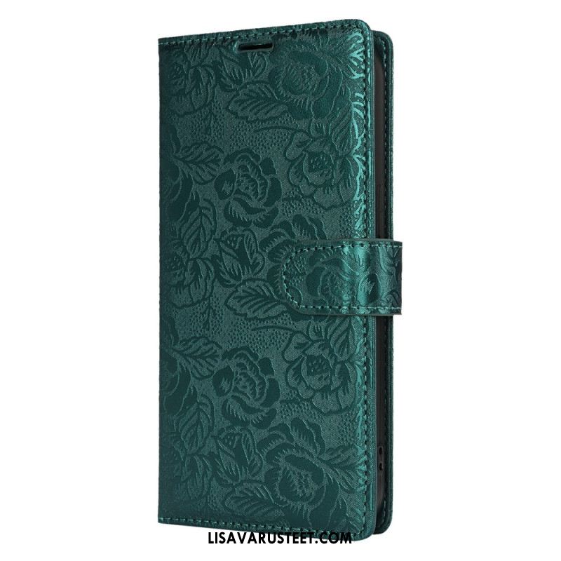 Kotelot Samsung Galaxy S25 Ultra 5g Kukkakuvio Hihnalla