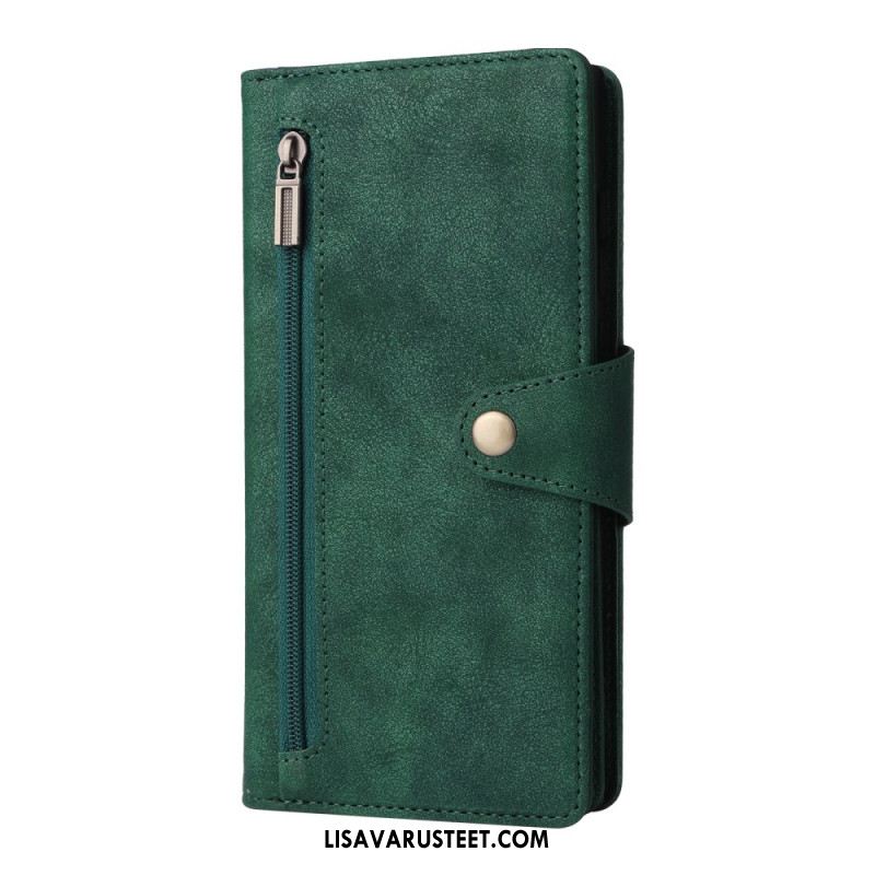 Kotelot Samsung Galaxy S25 Ultra 5g Mokkanahkakuvioinen Lompakko Hihnalla