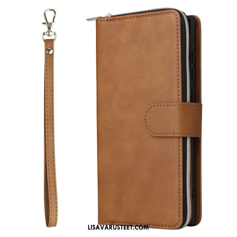 Kotelot Samsung Galaxy S25 Ultra 5g Puhelinkuoret Vetoketjullinen Ja Hihnallinen Tasku