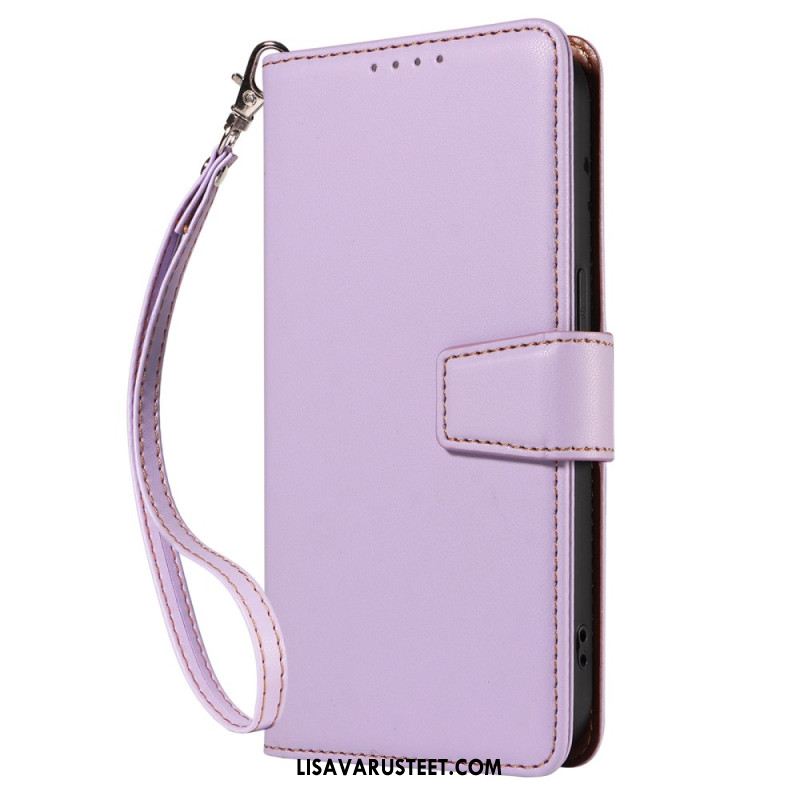 Kotelot Samsung Galaxy S25 Ultra 5g Rfid-nahkalompakko Hihnalla