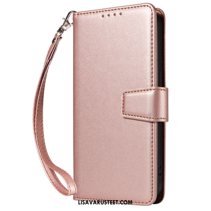 Kotelot Samsung Galaxy S25 Ultra 5g Rfid-nahkalompakko Hihnalla