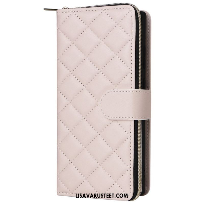 Kotelot Samsung Galaxy S25 Ultra 5g Tikattu Lompakko Hihnalla Ja Olkahihnalla