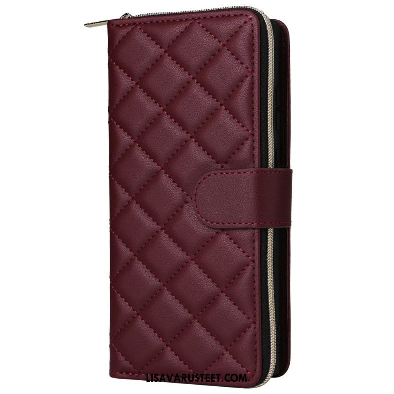 Kotelot Samsung Galaxy S25 Ultra 5g Tikattu Lompakko Hihnalla Ja Olkahihnalla