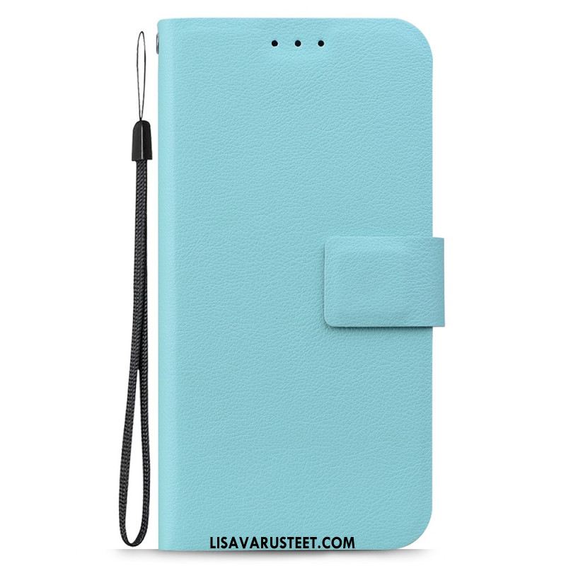 Kotelot Samsung Galaxy S25 Ultra 5g Yksivärinen Nahkakuvio Hihnalla