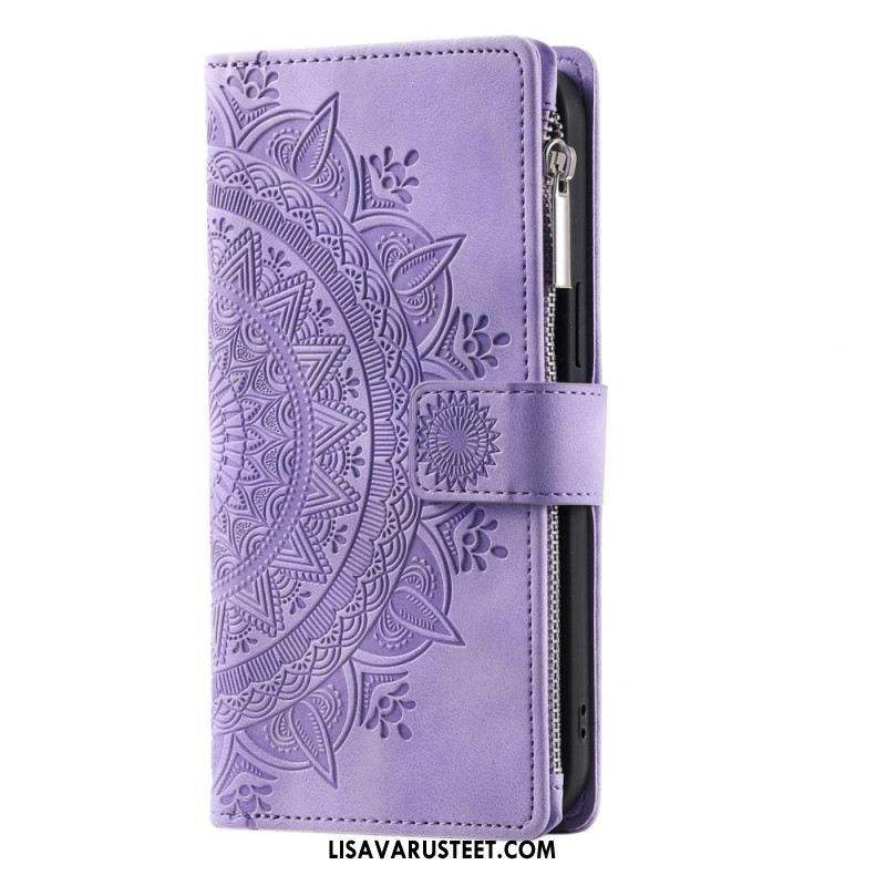 Kotelot Samsung Galaxy S26 Plus Mandala-mokkanahkakuvioinen Lompakko Suojakuori