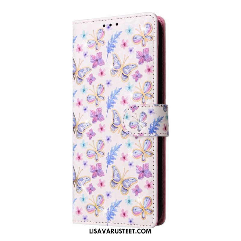 Kotelot Samsung Galaxy S26 Puhelinkuoret Rfid-suojattu Kukkakuvio