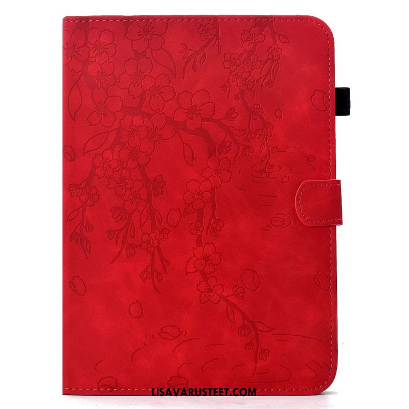 Kotelot Samsung Galaxy Tab S11 Kukkakuvioinen Mokkanahkakuvio