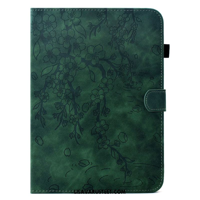 Kotelot Samsung Galaxy Tab S11 Kukkakuvioinen Mokkanahkakuvio