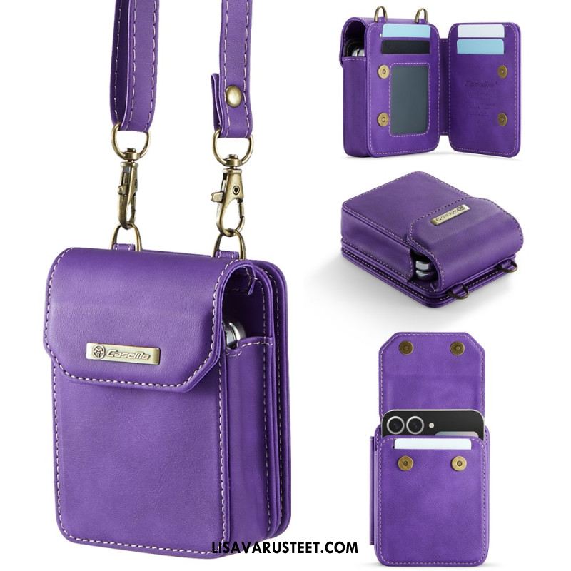 Kotelot Samsung Galaxy Z Flip 7 Fe Olkalaukkutyylinen Rfid-suojauksella Ja Olkahihnalla